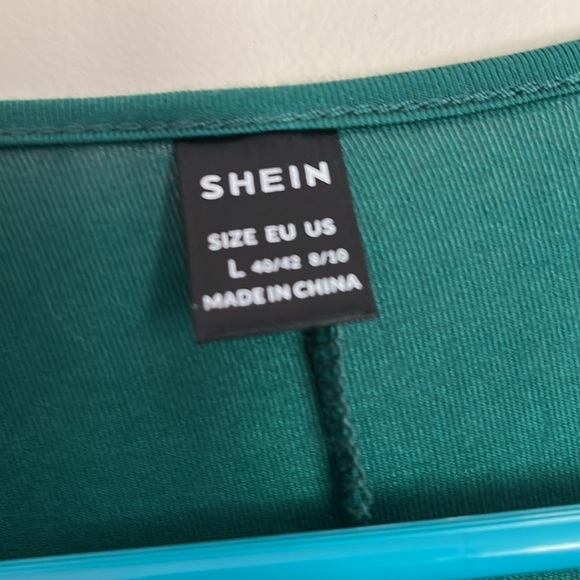 Full length emerald green body con dress - Picture 2 of 3